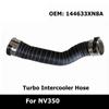 Car Turbos Hose Coolant Rubber Radiator Air Intake Duct Pipe Suitable for NV350 144633XN8A 14463-3XN8A Supercharged Pipe