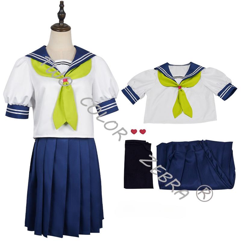 Neuer Anime Du und ich sind Gegensätze Miyu Suzuki Cosplay Kostüm Perücke JK Schuluniform Süßes Japanischer Stil Campus Set