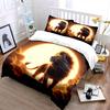 Majestic Lion Under Moonlight Bedding Sets Duvet Covers Pillowcases(1* Duvet Cover 2* Pillowcases Without Duvet Insert)
