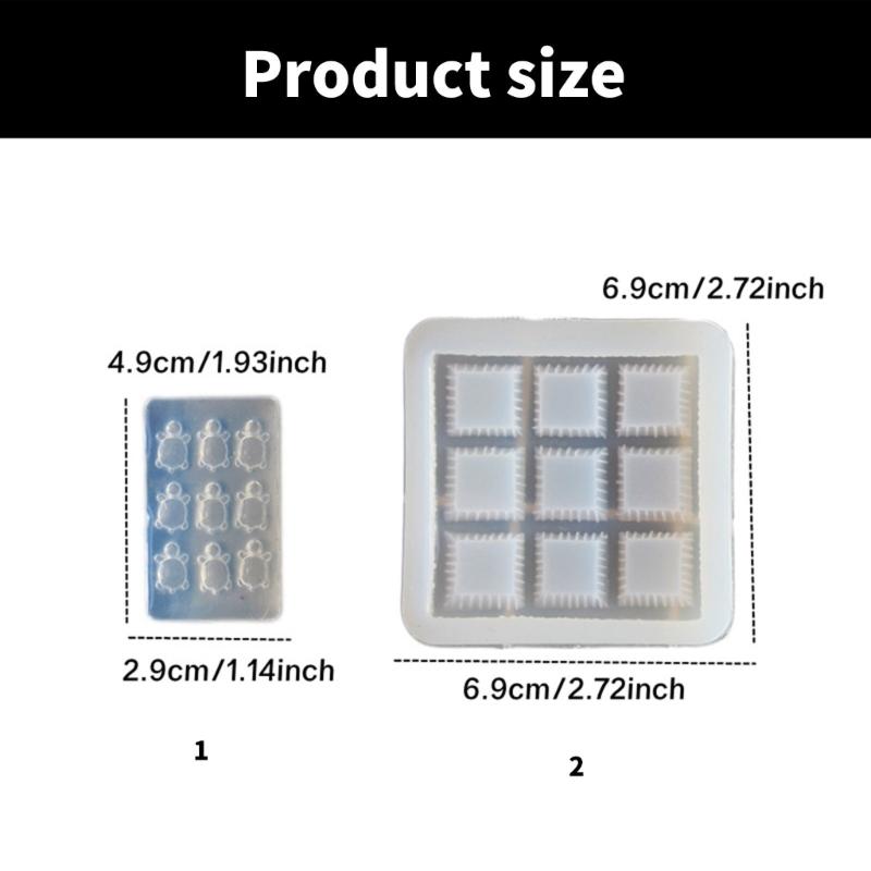 Creative Silicone Mold Handmade Moulds Game Playing Moulds for Kids and Adults Portable Designs for Fun and Learning