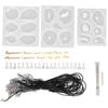 DIY Silicone Mold Jewelry Craft Pendant Making Irregular Mold Hand Drill Accessory Set