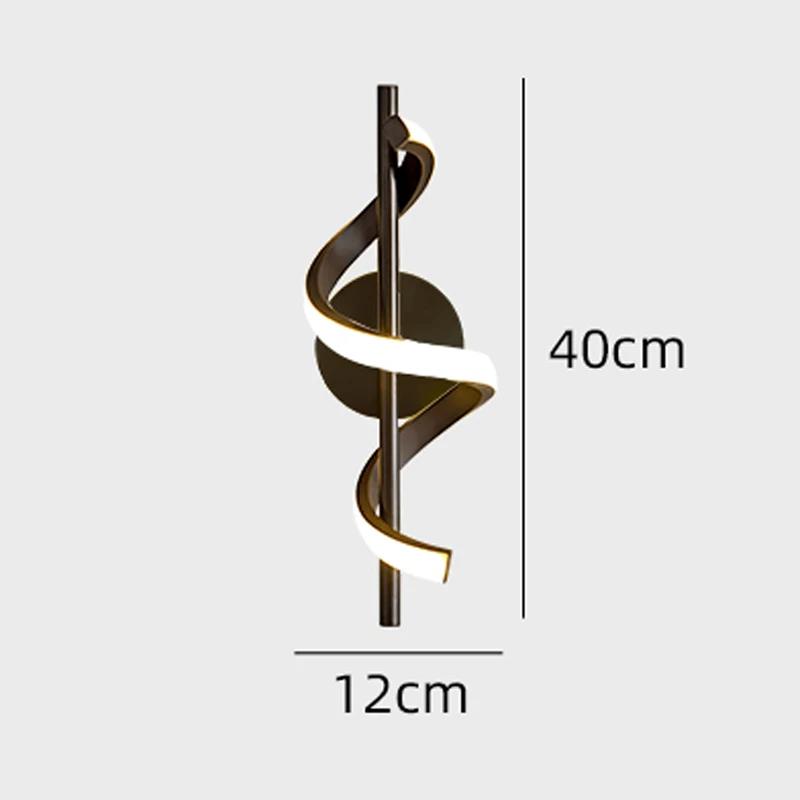 Lustre LED Wall Lamp For Living Room TV Sofa Bedroom Bedside Pendant Light Decororation Home Nordic Interior Wall Light Sconces