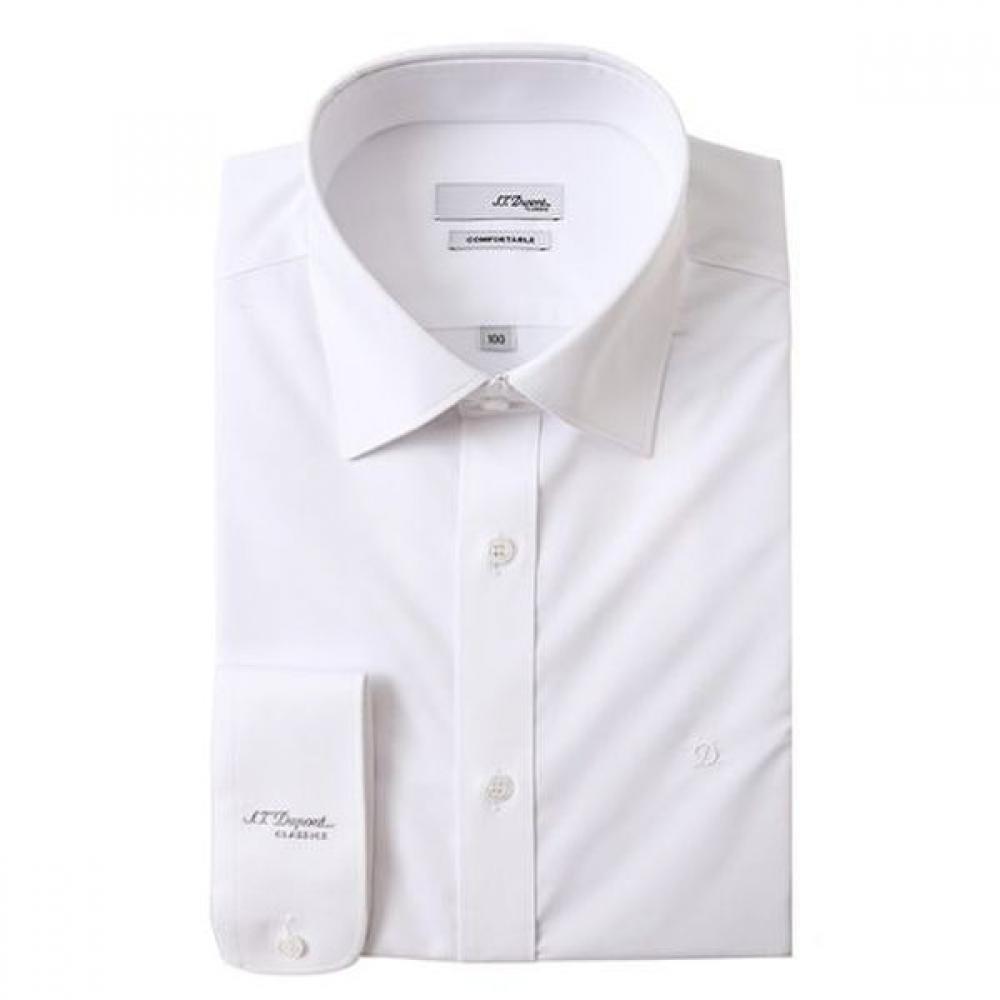S.t. Dupont Slim Fit Long Sleeve Stretch Shirt Se5fm22ls928swh 95