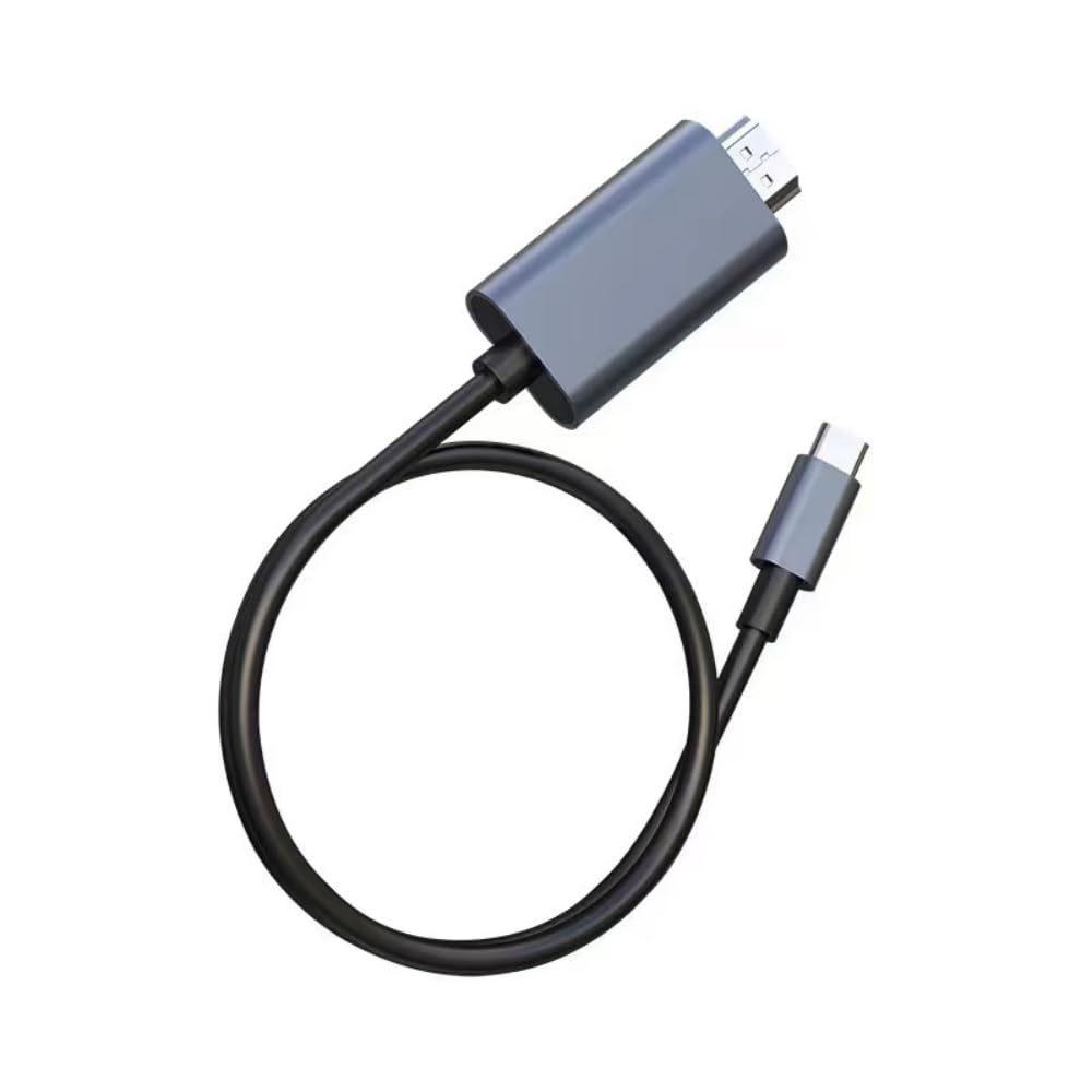 USB-C To HDMI Screen Mirroring Cable for Phones, Tablets, Computers, and Consoles