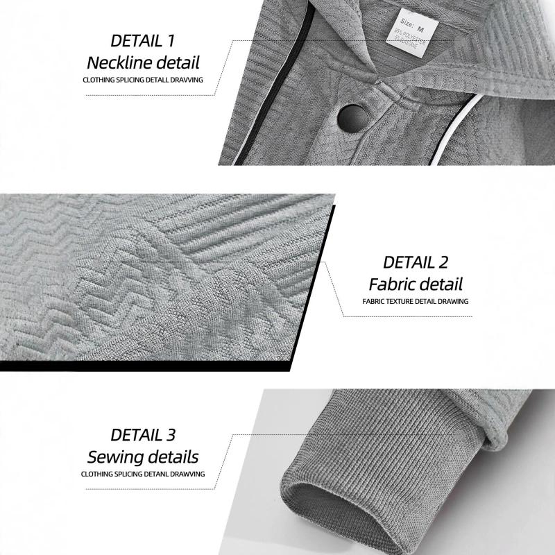 Hooded Sweater Men's Spring and Autumn Pullover Solid Color Casual Sports Loose Trend Long Sleeves