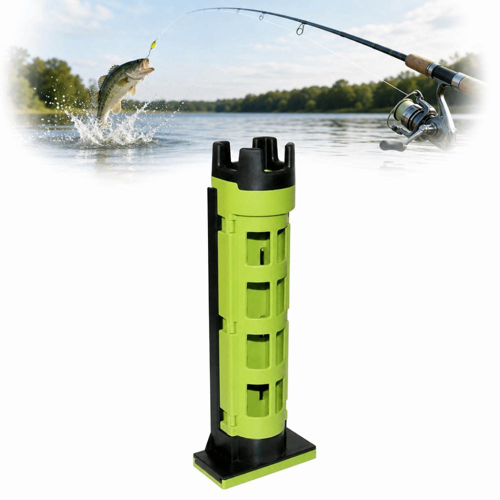 Adjustable Height Fishing Rod Stand 28*4.5cm Fishing Pole Storage Stand  Fishing Pole Storage зелёный