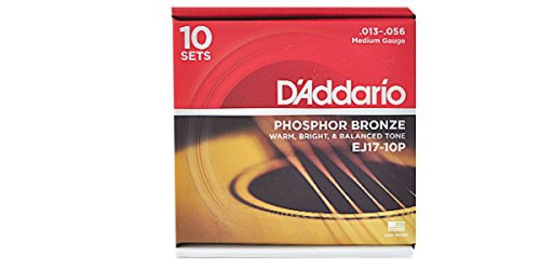 

Струны для акустической гитары D Addario EJ17-10P