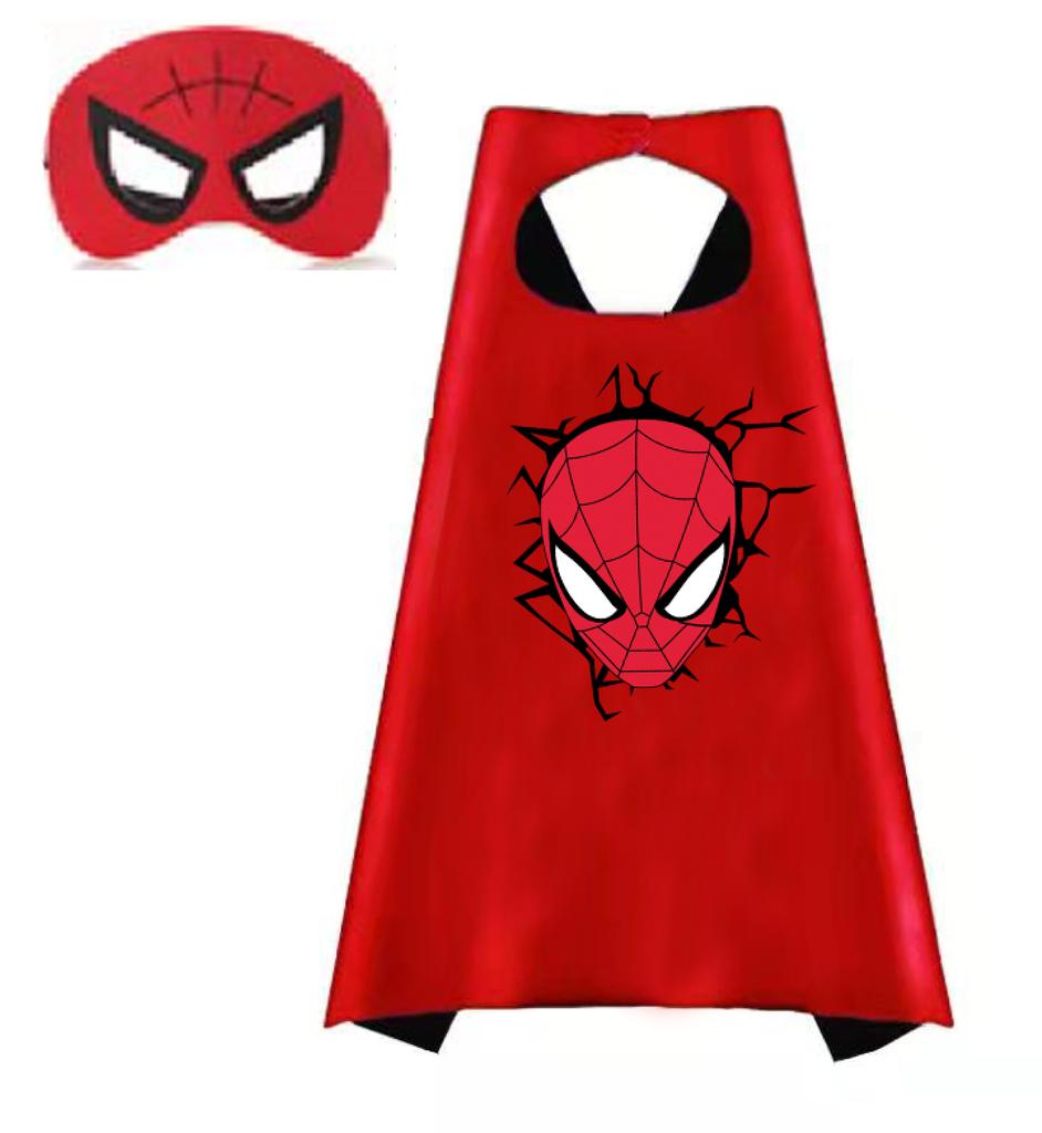 Regali di Compleanno Mantelli da Supereroe per Bambino Bambina Costumi da Cartone Animato Travestimenti Forniture per Feste Mantello Mantello di Pasqua Halloween