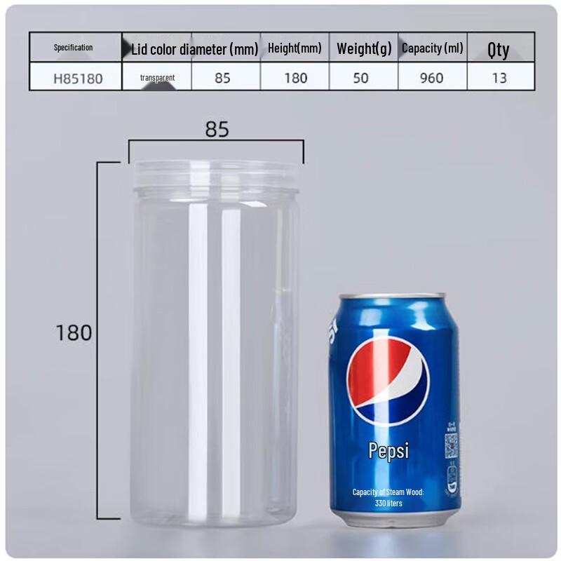 PET Food Storage Jars (30-Pack)