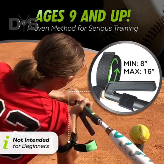 Baseball Swing Trainer Bands Elastic Baseball Softball Hitting Resistance Band Batting Training Equipment for Improving Arm Strength