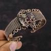 Eudialyt Armreif Kupfer Armspange Drahtumwickelter Armreif Verstellbare Armspange Geschenk für Sie Handgemachter Armreif Edelstein Kupferdraht Schmuck
