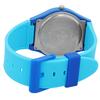 Reloj de mujer - Q&Q - Cuarzo Miyota 2035 - Caja 40 mm azul - Correa silicona turquesa - 10 ATM