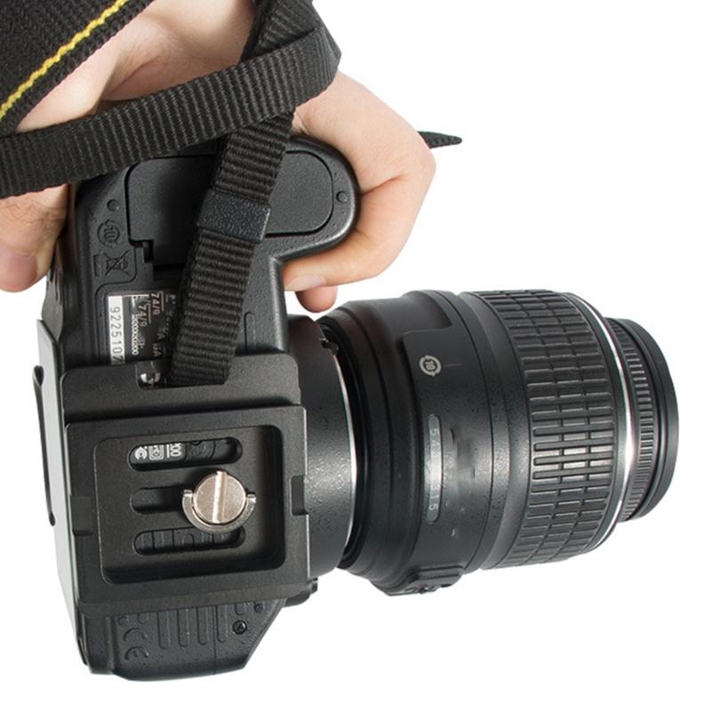 Aluminum Quick Release Plate with 6 AntiSlip Feet Pad for Tripod Ball Head Tripod Adapter Plate For Arca Tripods