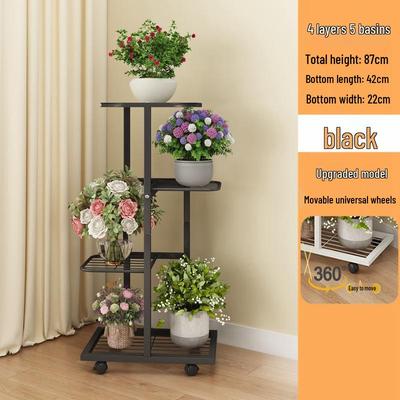 Multi-tier Iron Art Flower Pot Stand