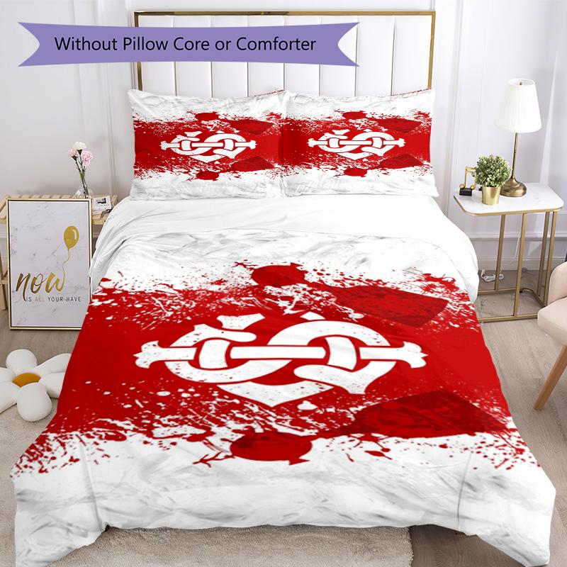 SC Internacional1 Printed Pattern Duvet Cover Set – includes 1 duvet cover and 2 matching pillowcases Bedroom decor Christmas gifts