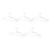 Aluminum Alloy Hangers Sturdy & Space-saving For Closets Clothes Racks 5PCS