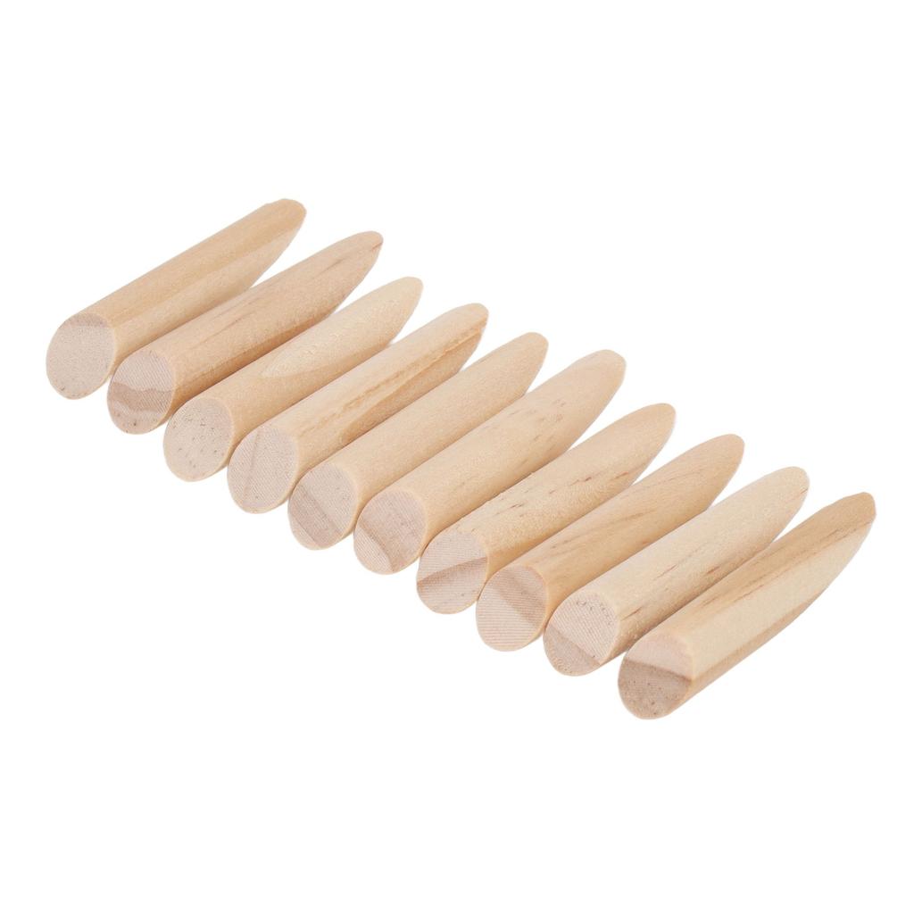 50Pcs Pocket Hole Plug 9.5mm Wooden Dowel Jig Accessory Part Set Kit for Woodworking Pine