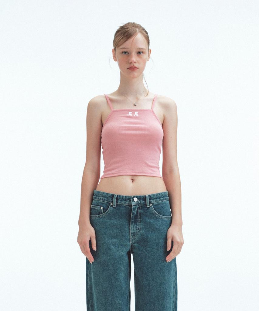 REST&RECREATION Light Logo Tank Top - Pink