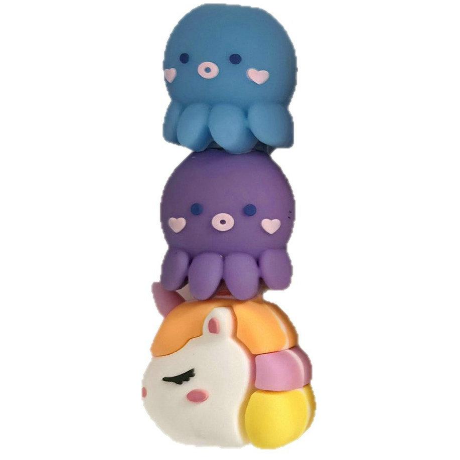 Mythical Squid & Qilin Animal Pen Collection - Anime-Inspired Auspicious Beast 3mm