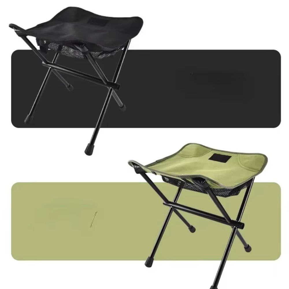 Moisture Proof Travel Beach Chairs Load Bearing Folding Fishing Chair  Outdoor Concerts