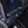 Blue Aluminum Center Console AC Knob Ring Cover For Nissan Frontier 22+