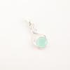 Aqua Chalcedony Gemstone 925 Sterling Silver Jewelry Handmade Pendant Gift Idea CP-25-14