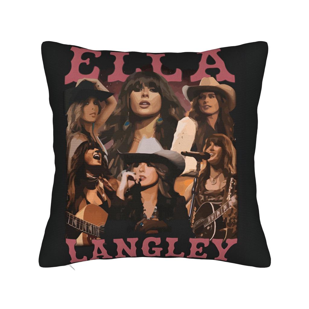 Ella Langley wpap pop art Pillowcases Novelty Pillow Case For Sofa Bedroom Home Decor Comfy Pillow Cover