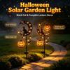 Halloween Black Cat Moon Solar Lamp with Auto On/Off Solar-Powered Garden Light  Solar Pathway Lamps for Outdoor Yard/Patio Deco