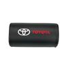 car sticker for toyota corolla camry chr rav4 yaris prius neck pillows Car Styling both side pu leather single headrest