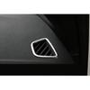 For BMW 5 Series G30 2018- Silver Titanium Dashboard Side Vent Overlay Cover