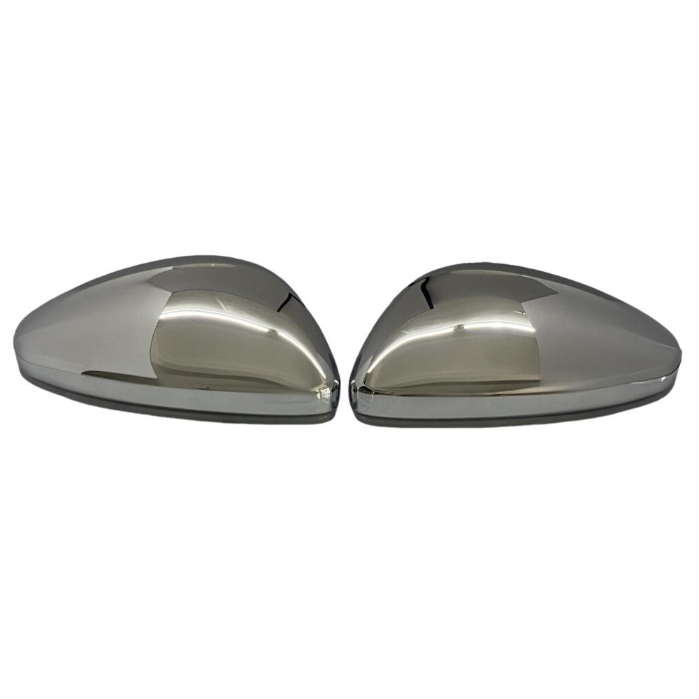For Vauxha Opel Corsa F     -2025 Car Side  Wing Rearview Mirror Cover Replacement Mirror Caps Glossy Black