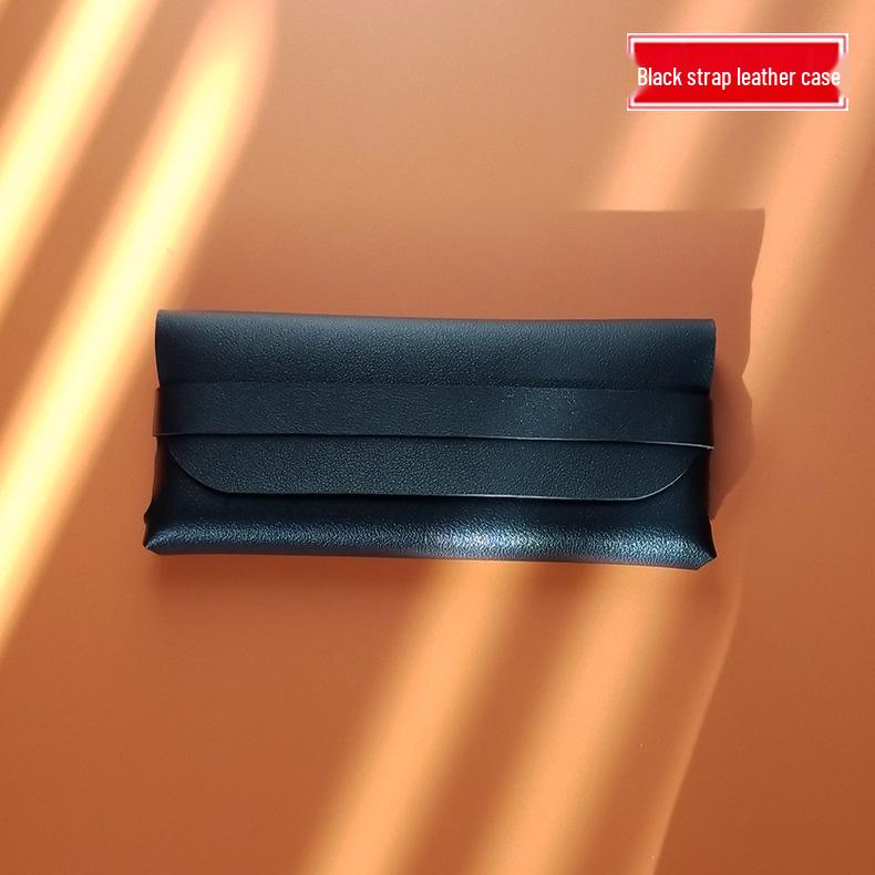 High-End Black Cloud Soft Leather Sunglasses Case - 2021 Model