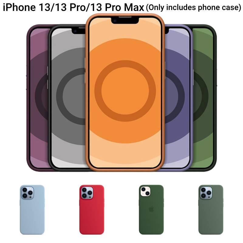 Apple 13 Oficiální tekutý silikon Magnetická adsorpce Kreslený kryt pro iPhone 13