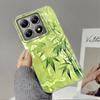 Bamboo Leaf Flower Women Girls Water Texture Case For Xiaomi 14T 13T Pro 14Tpro 11 Lite 5G NE Shockproof Bumper Fundas Cover