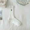 Women's Summer Thin Bow Ballet Style Pure Cotton Boneless Embroidery Tube Stack Socks