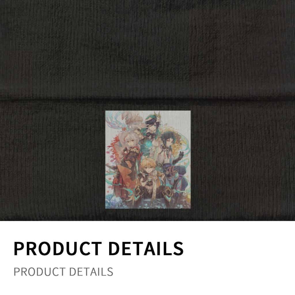 Genshin Impact Acg Anime Pletená čepice Čepice Zimní čepice Teplý akryl Hip Hop Kaedehara Kazuha Xiao Aether čepice Unisex ženy