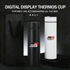 For Toyota Car Logo Badge Intelligent Thermos Cup Auto Smart Digital Thermos Cups Supra Aygo Prado RAV4 Hilux Yaris Corolla