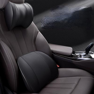 Car Neck Headrest Pillow Rest Head Support Cushion Car Breathable Memory Foam Slow Rebound Guard Car Lumbar Pillow Universal