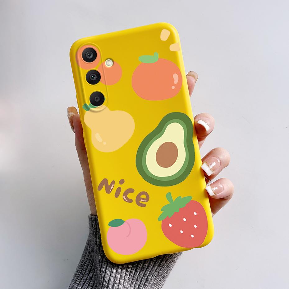 For Samsung A25 5G Case SM-A256B Stylish Painted Soft Silicone Shockproof Cover For Samsung Galaxy A15 A25 A35 A55 5G 2023 Capa