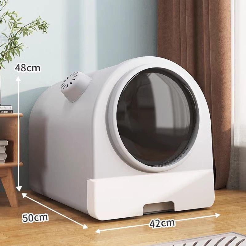 

Новый ветряной электрический дезодорирующий водонепроницаемый брызгозащищенный закрытый кошачий лоток