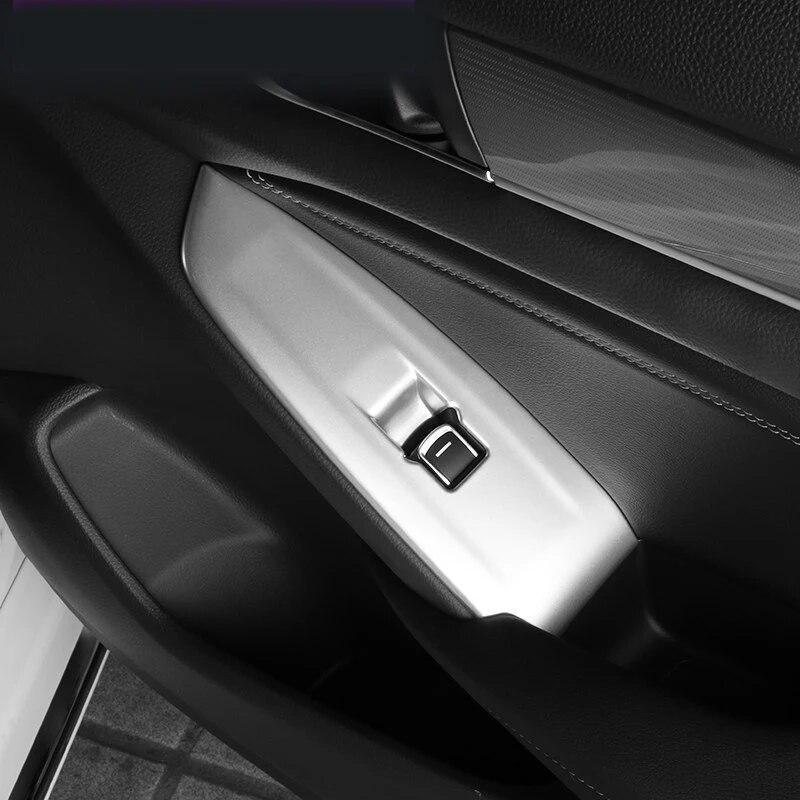 Pro Honda Accord 2018- 2022 ABS Kryt spínače skla dveří auta Kryt skleněného zvedacího panelu Tlačítko Dekorace Samolepka Příslušenství