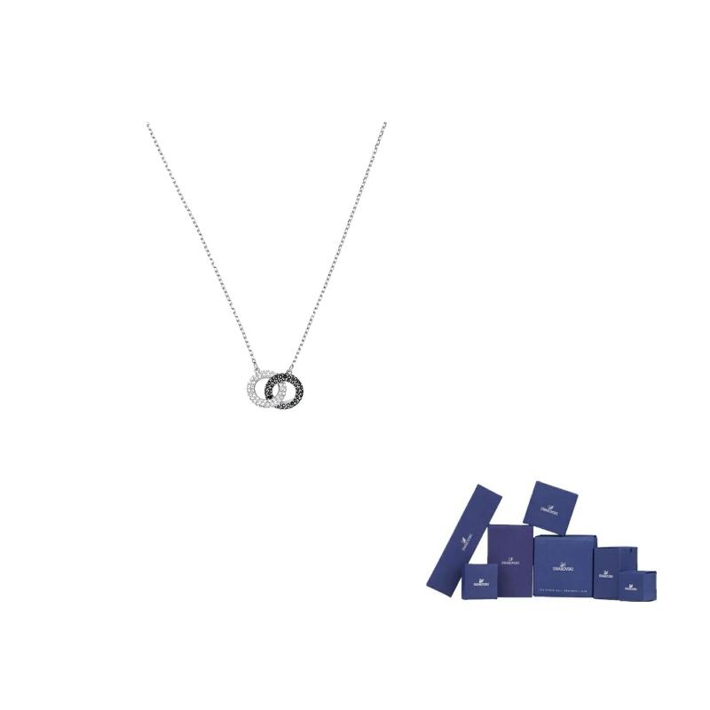 Swarovski Dextera Rhodium plated Necklaces Womens F-Original brand box белый