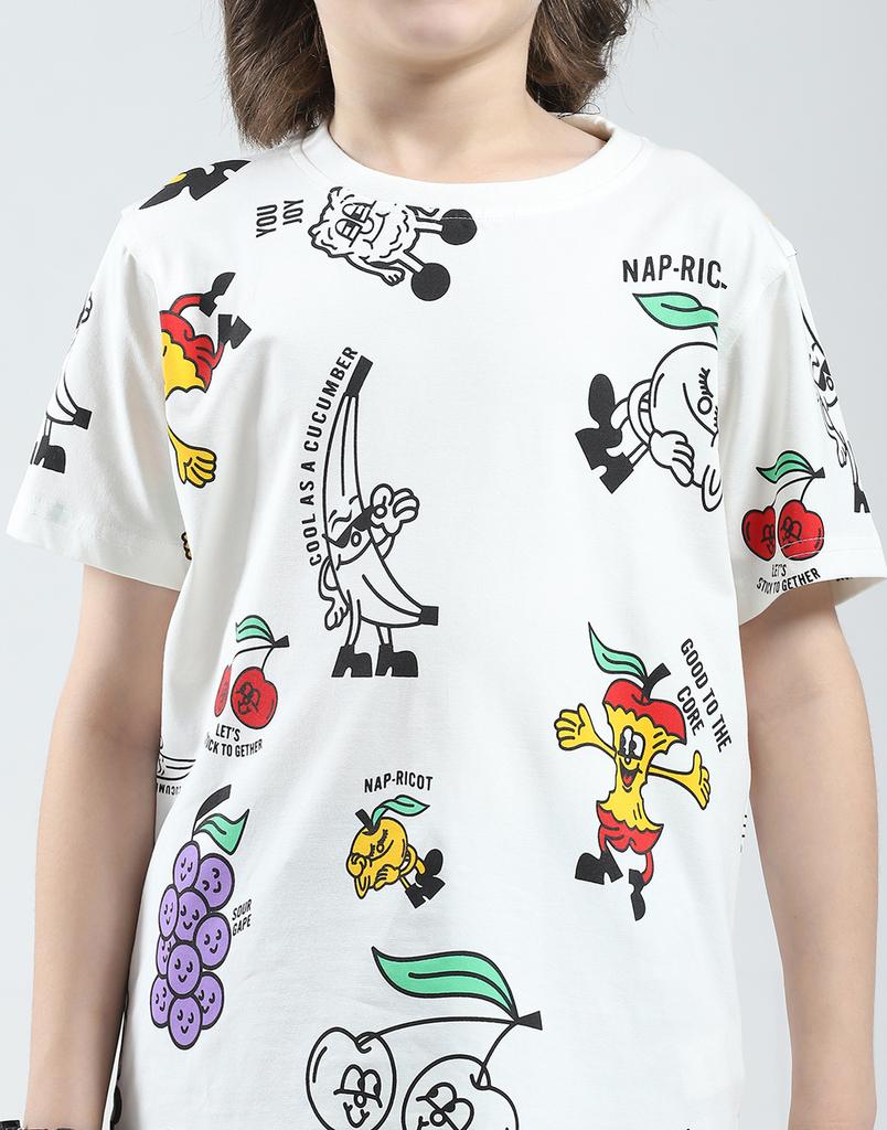 Monte Carlo Boys Printed Round Neck Tshirt