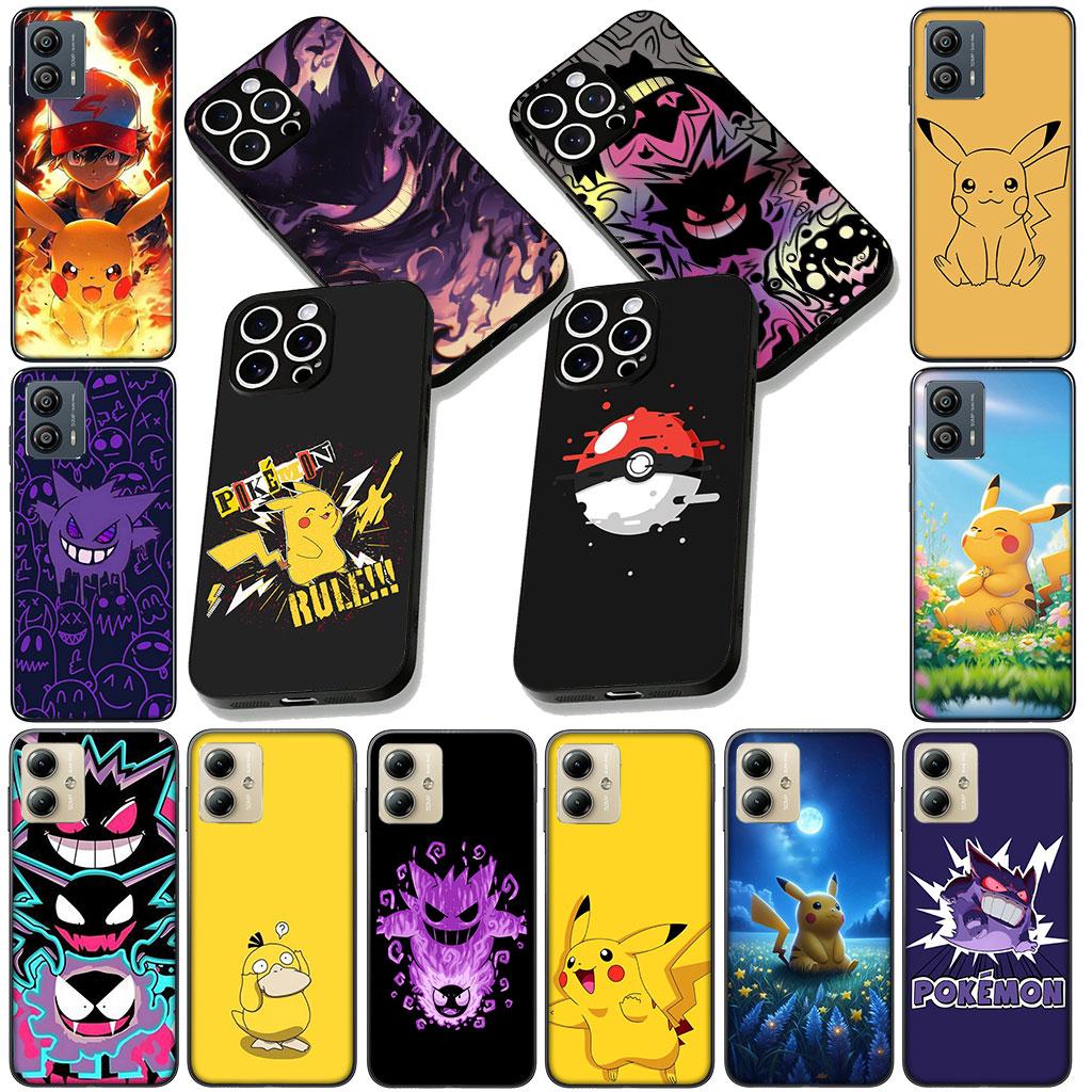 Soft Cover for Samsung Galaxy S25 S24 S23 FE Plus Ultra S7 Edge A16 A15 5G s25+ Coque Phone Case P-Pokemons GO Gengar P-Pikachus