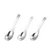Cucchiaio in Acciaio Inossidabile 304 Ispessito Approfondito Cucchiaio da Zuppa Domestico Bambini Cucchiaio a Testa Rotonda