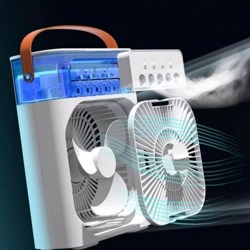 Desktop Atomizing Five-Hole Spray Fan and Humidifier for Home, Office, or Dorm