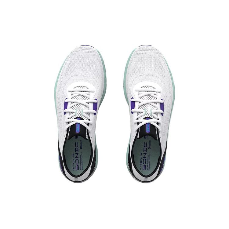 Under Armour Women's UA HOVR Sonic 5 Running Shoes White Black 3024906-103