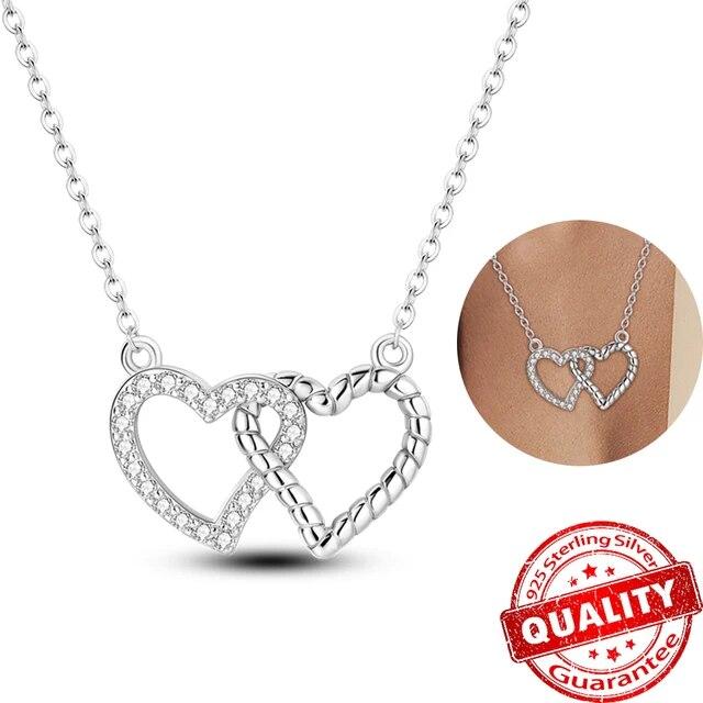 Купить Genuine Sterling Silver U Shape Pendant Chain Necklace 925