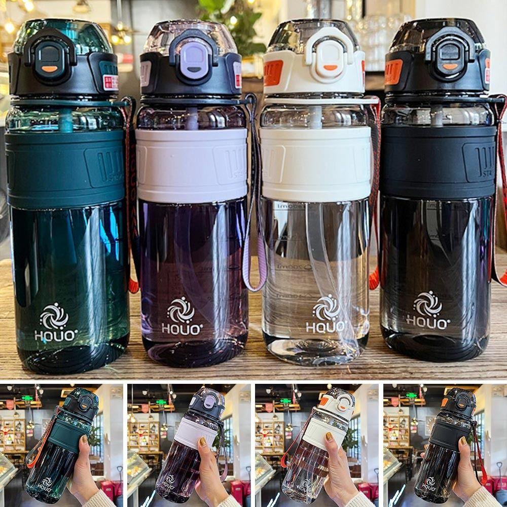 750ml/1000ml Large Capacity Summer Water Bottle With Sippy Handle Strap Drinking Kettle  Outdoors