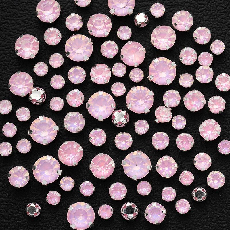 

Стекло Мокко Белок Коготь Дрель Одиночный Коготь Смешанный Коготь Дрель Круглая Ручная Швейная Дрель DIY Ювелирные Изделия Аксессуары Для Одежды Стразы Пришивание Бусин 288 pcs